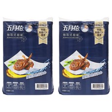 五月花 三層抽取式 天然紙漿 廚房用紙巾 23 x 21cm 80張, 12包, 2袋