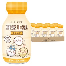 SF 蜂蜜牛乳 吉伊卡哇版, 210ml, 24個