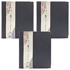 JOY STAR Be Myself 時尚新彩 大孔徑 4孔資料夾, 石墨黑, 3個