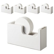 MUJI 無印良品 ABS 膠帶台 15.5 x 5 x 8.5cm, 淺灰色, 5個