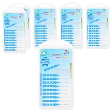 Mr.GOOD TOOTH 固特齒 I型牙間刷 10支, 多尺寸可選，柔軟尼龍刷毛，附防塵蓋, 0.6mm, 6盒