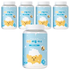 Aguard 泡泡入浴粉 經典無香, 5罐, 400g