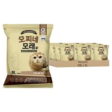 MozziS 凝結型貓砂, 8L, 9包, 無香