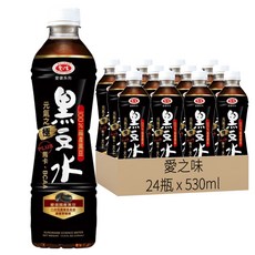 愛之味 黑豆多酚黑豆水, 530ml, 24瓶