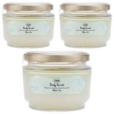 SABON 身體磨砂膏 白茶 320g 溫和去角質 保濕嫩膚 身體護理, 3罐