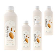 林銀杏滿杏仁飲1L*5瓶 無乳糖 無添加 健康飲品 早餐飲品, 1L