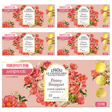 1802 LE CHATELARD 衣物護理機專用 造型香氛柔軟片 牡丹花束 正裝, 20張, 5盒