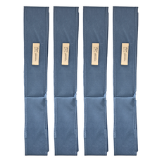 GOZENBO 御膳坊 6格襪子收納盒 7L, 輕丹寧, 4個