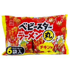 OYATSU 優雅食 點心麵丸 雞汁風味 6包, 22g, 1袋