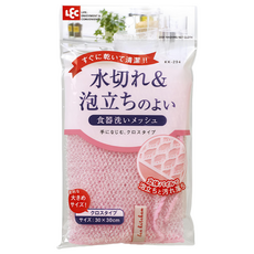 LEC 快乾易起泡網狀洗碗巾, 1入, 1包