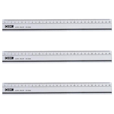 CoX 三燕興業 透明壓克力直尺, CS-3000, 3個