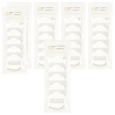 BANILA CO 水滴型氣墊粉撲 讓妝感更柔滑 5個 30個, 白色, 6包