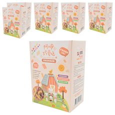 港媽私房手作 阿呷珍愛吃 寶寶蔬果螺旋麵，手工製作 添加蔬菜水果 吃得健康, 150g, 6盒