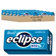 eclipse 易口舒 無糖薄荷錠, 31g, 16盒