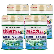 日本漢方 貝殼粉蔬果清潔劑 90g, 100%天然, 無色無味, 去除農藥, 4瓶
