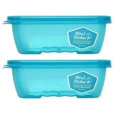 Mira's Kitchen 蔬菜保存密封奇蹟保鮮盒 550ml, 2 個容器 + 2 個蓋子, 2入