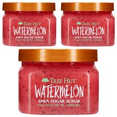 TREE HUT 乳油木蜜糖身體磨砂膏 Watermelon 18oz, 510g, 3件