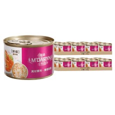 M'DARYN 喵樂 鮪魚燒 貓罐頭 完整肉塊 鮮美滋味, 鮮蝦 + 鮪魚, 160g, 48罐