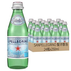 SANPELLEGRINO 聖沛黎洛 氣泡天然礦泉水 24瓶, 250ml