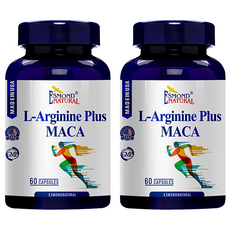 ESMOND NATURAL 愛司盟 左旋精胺酸馬卡膠囊 60顆 活力充沛 增強體力, 96g, 2瓶