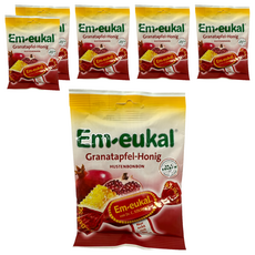 Em-eukal 德國索丹紅石榴蜂蜜糖, 75g, 6包