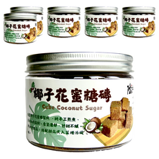 Longyes 隆一 椰子花蜜糖磚, 120g, 6罐