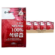mippeum 美好生活 NFC 100%紅石榴汁, 70ml, 100個