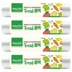 PULITO 捲筒式保鮮袋, 200入, 4個, 大