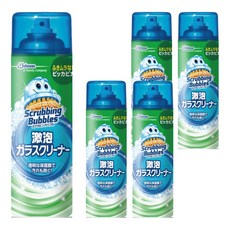 SC Johnson 莊臣 Scrubbing Bubbles 激泡玻璃清潔噴劑, 5瓶, 480ml