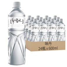 味丹 多喝水 礦泉水, 600ml, 24瓶