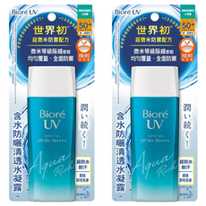 Biore 蜜妮 含水防曬清透凝露 SPF50+ PA++++, 90ml, 2瓶