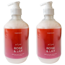 JUL7ME 七月爾美 香水潤髮乳 玫瑰與百合 500ml｜柔順 亮澤 修護, 2瓶