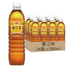 愛之味 麥仔茶 24瓶 590ml