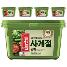 CJ Haechandle 四季包飯醬 韓式調味大醬, 3kg, 5個