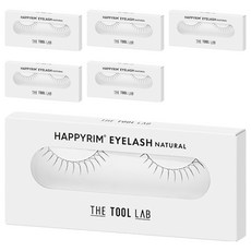 THE TOOL LAB Happy Rim 自然款單株假睫毛 09.5N, 黑色, 6盒