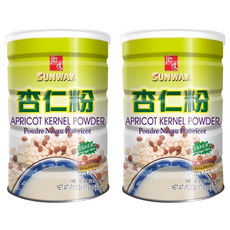 SUNWAY 鄉味 無糖 濃郁杏仁粉 500g 豆漿/穀粉搭配 無添加防腐劑/色素/香精 素食, 2罐