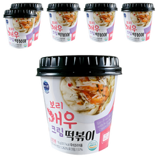 BADABON 韓式辣炒年糕 奶油白醬鮮蝦風味, 6入, 118g