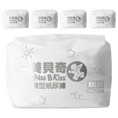 Miss B Kiss 美貝奇 褲型紙尿褲 15kg以上, XXL, 220片