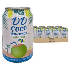 DD 果粒椰子汁 原汁含有率40%, 310ml, 24罐