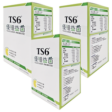 TS6 優植益菌 30條 - 植物益生菌, 纖維益生質, 全素配方, 2g, 3盒