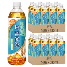 黑松茶花 焙香麥茶 580ml*48瓶 (無糖、無咖啡因、含GABA)
