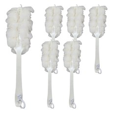 長柄沐浴刷, 顏色隨機, 6個, 1入