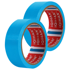 iQIHAN 高黏度強力布膠帶, 藍色, 2個