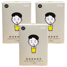 dripo 即溶茉莉綠茶, 3個, 15個裝, 2.5g