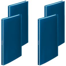 KING JIM HIKTAS 40頁資料夾 7281TW-BL A4 307 x 234 x 15mm, 藍色, 4個