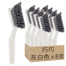 巧巧 邊邊角角清潔刷, 灰白色, 8支