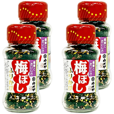 龜谷 梅子飯友, 日本原裝進口, 輕鬆調味超方便, 罐裝易保存, 梅子風味超下飯, 適用伴飯,沙拉,壽司等料理, 48g, 4瓶