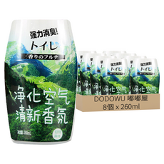 DODOWU 嘟嘟屋 浴廁香氛蛋 持久清新 有效淨化空氣, 260ml, 隨機款式, 8個