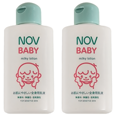 NOV娜芙 貝比溫和乳液 寶寶保濕 溫和舒緩乾燥 提升肌膚防禦力, 120ml, 2瓶