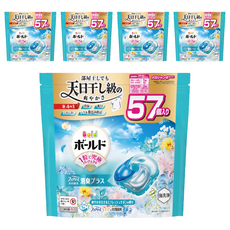 Bold 原廠公司貨 四合一洗衣膠囊 清淨花香, 57個, 5包